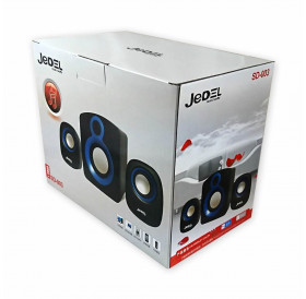 Jedel SD003 Compact 2.1 Desktop Speakers, 5W + 2x 3W, USB Powered, 3.5mm Jack